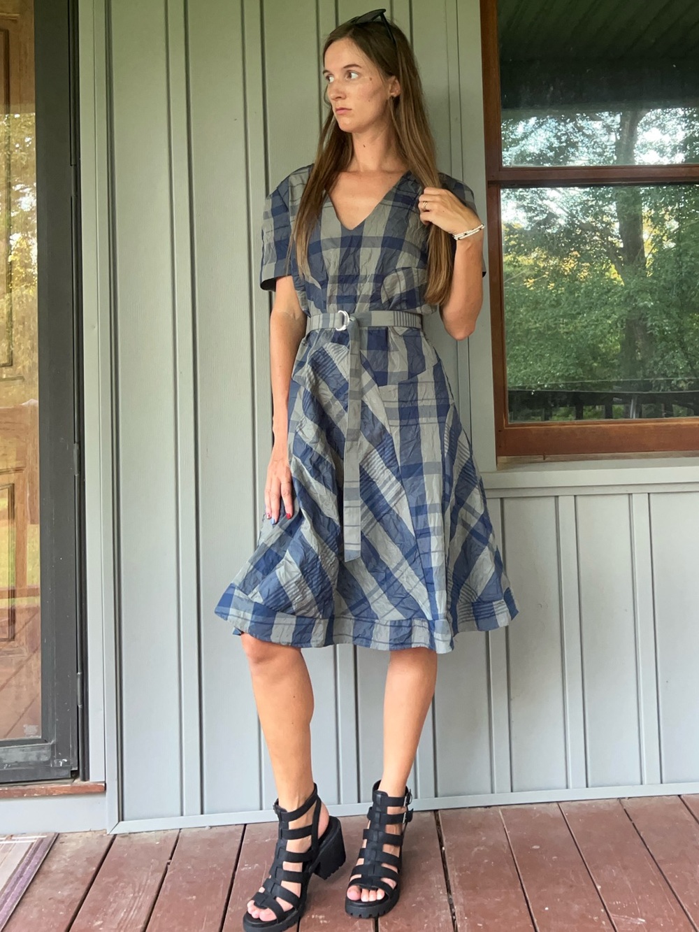 Plaid Dress